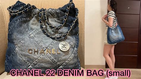 chanel bag clean|Chanel 22 denim bag.